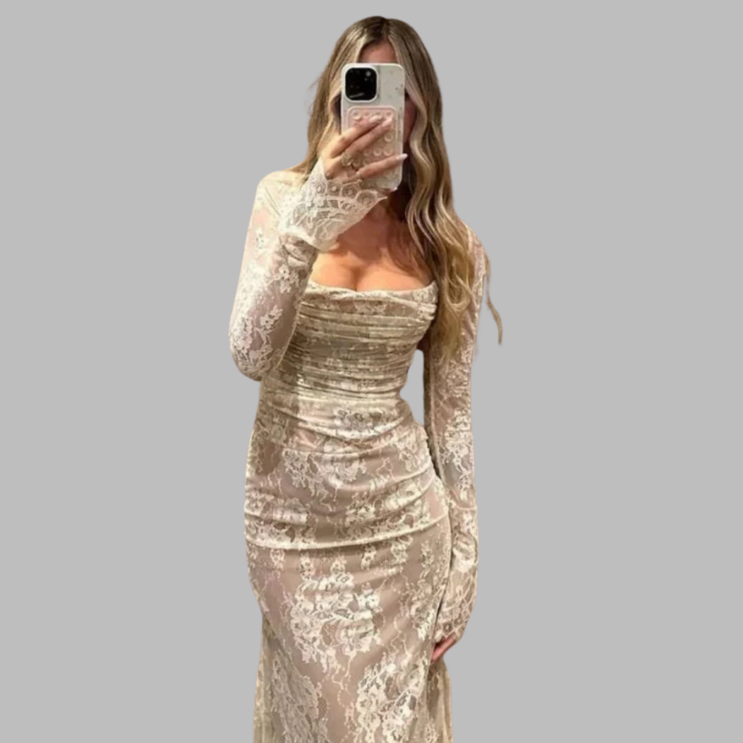 Karswinda | Elegant Lace Dress für zeitlose Eleganz