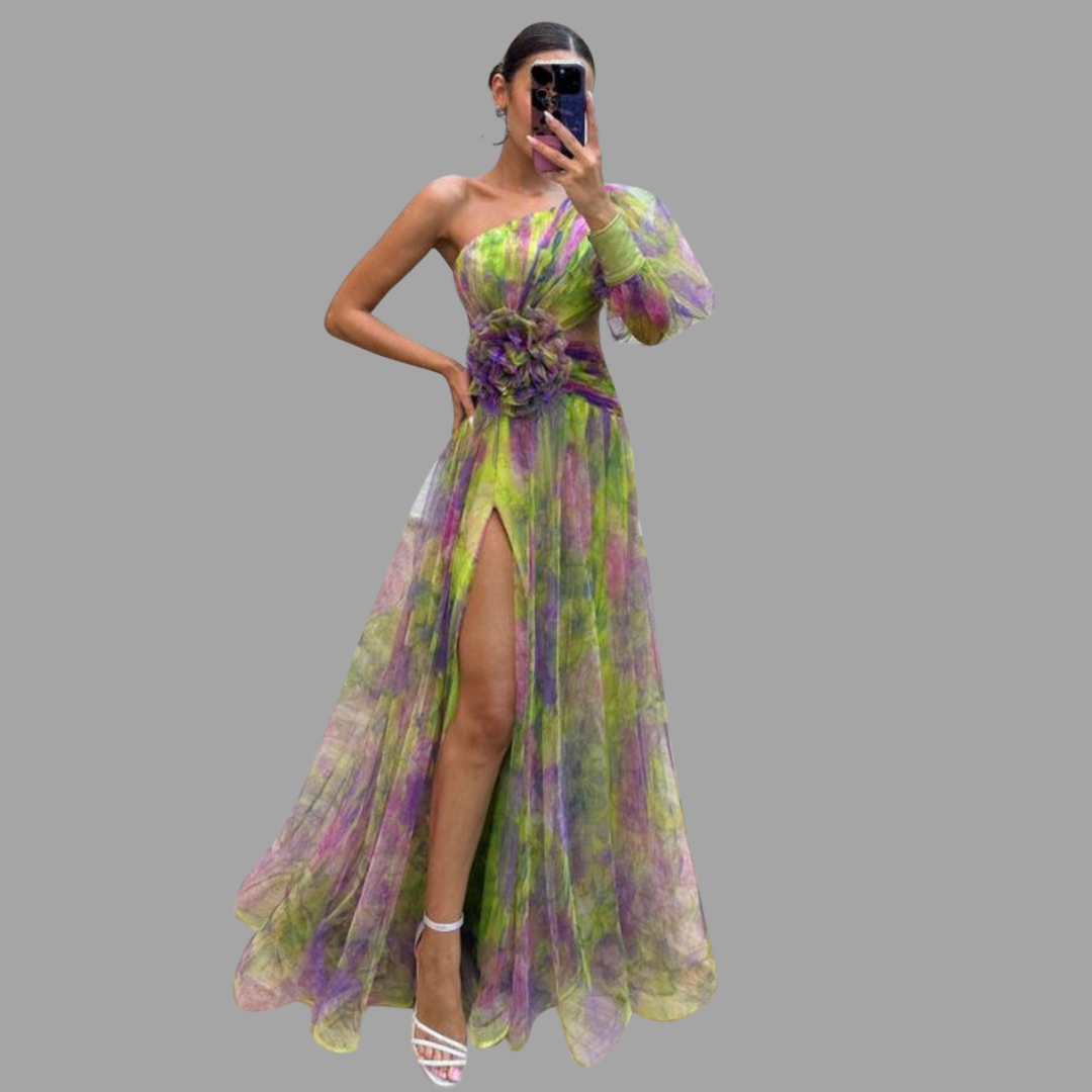 Nandina | Elegantes Schlitzkleid für besondere Anlässe