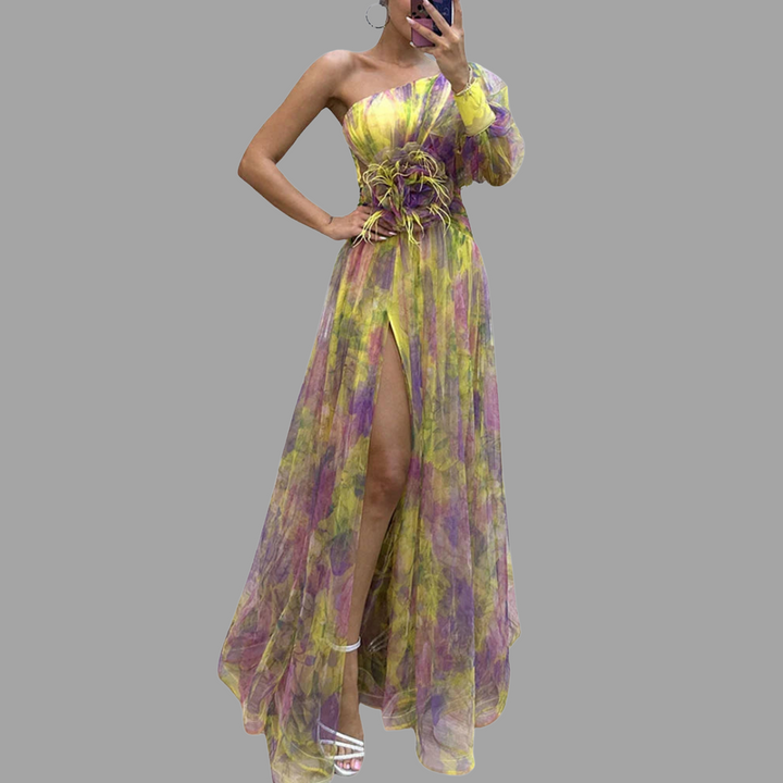Nandina | Elegantes Schlitzkleid für besondere Anlässe