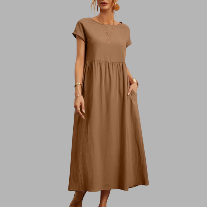Lieselotte | Elegantes Maxikleid mit Sommerkomfort