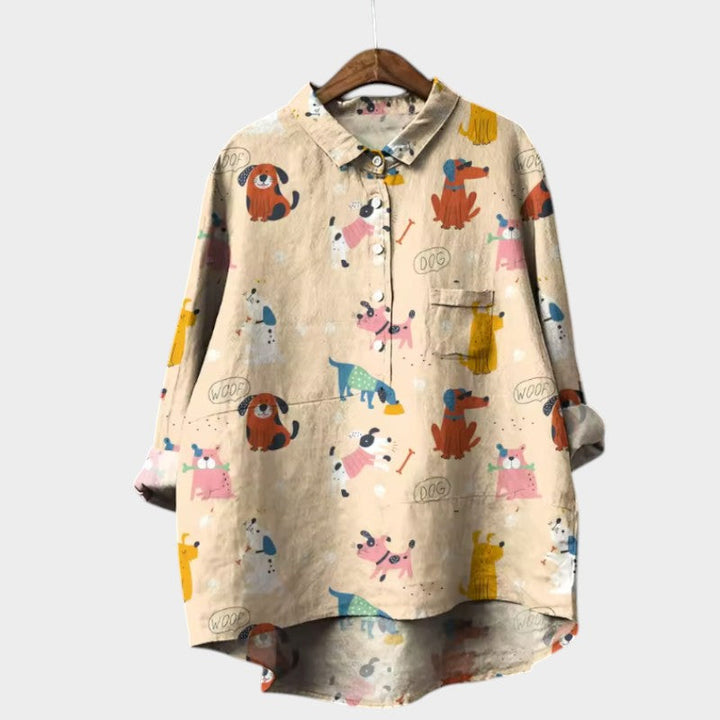 Hannelore | Oversize-Bluse mit fröhlichem Komfort