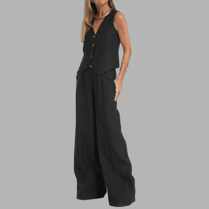 Grete | Handgefertigtes Baumwoll-Sommer-Set
