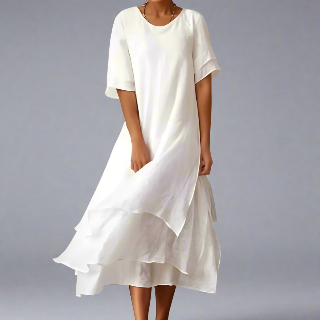Derlina | Leichtes und Elegantes Baumwollkleid