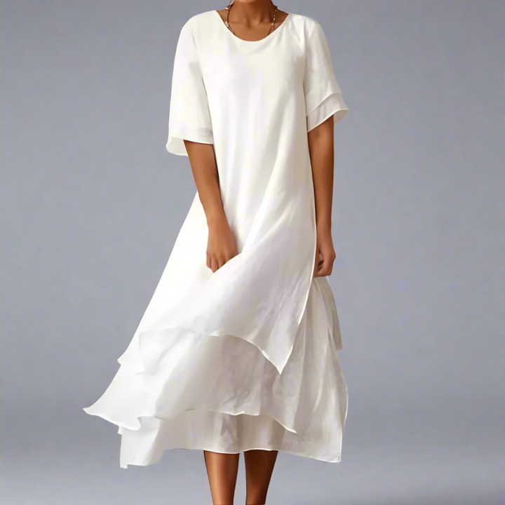 Derlina | Leichtes und Elegantes Baumwollkleid