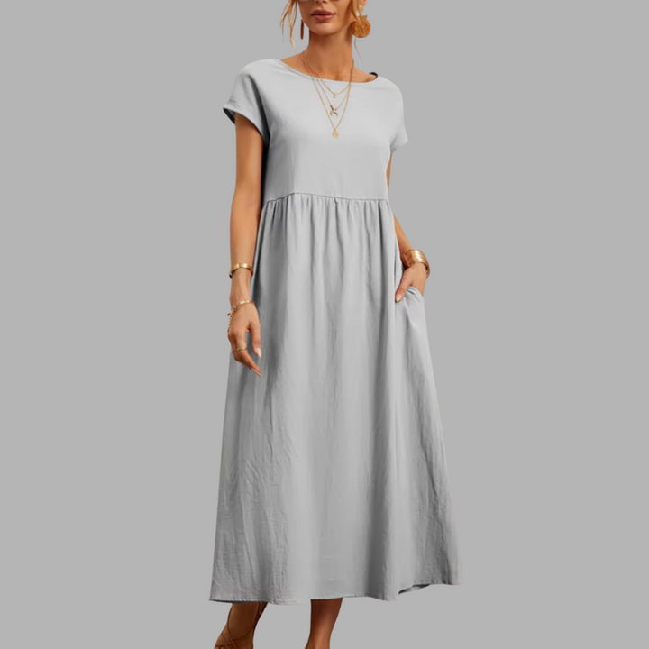 Lieselotte | Elegantes Maxikleid mit Sommerkomfort