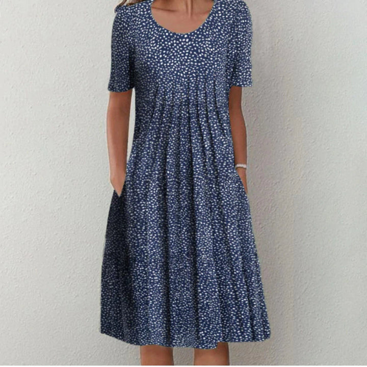 Fredegunde | Handgefertigtes Sommerkleid aus Baumwolle