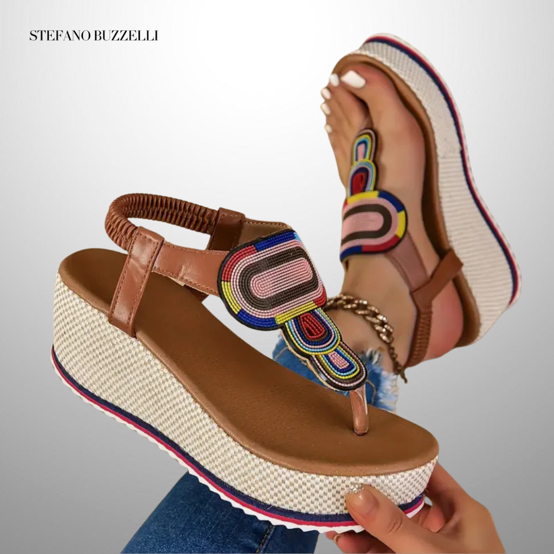 Jemina | Orthopädische elastische Sandalen für täglichen Komfort