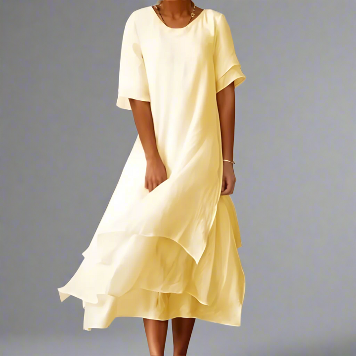 Derlina | Leichtes und Elegantes Baumwollkleid
