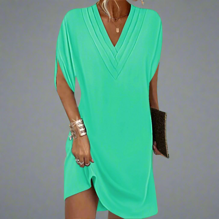 Xenia | Elegantes Maxikleid mit fließendem Komfort
