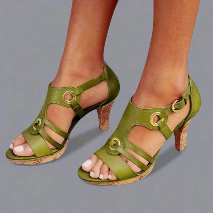 Jutta | Bequeme Sandalen mit Absatz