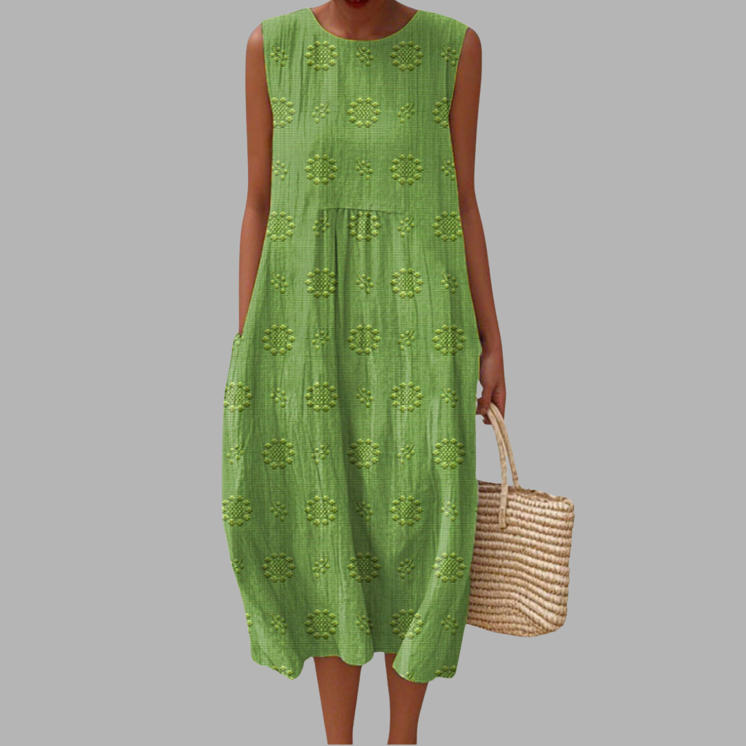 Altrude | Elegantes Baumwollkleid mit Taschen