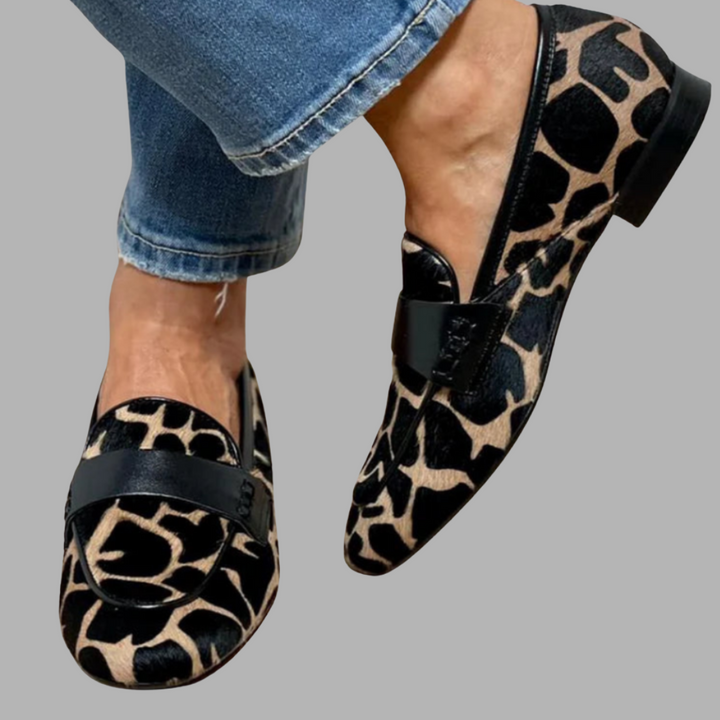 Verilda | Premium Loafer mit Animal-Print für täglichen Komfort