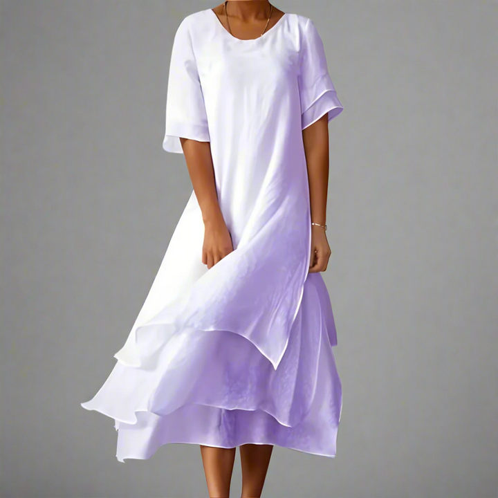 Derlina | Leichtes und Elegantes Baumwollkleid