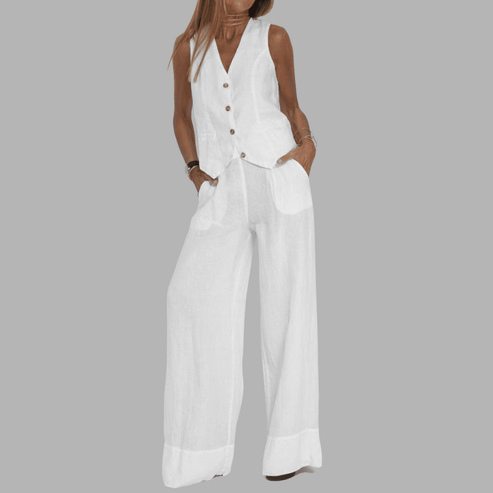Grete | Handgefertigtes Baumwoll-Sommer-Set