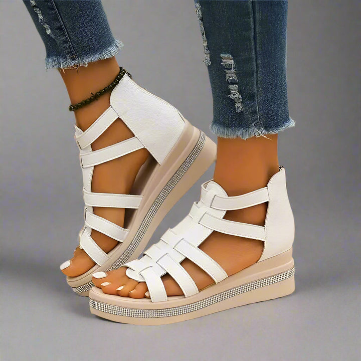 Minerva | Elegante Keilsandalen für ganztägigen Komfort