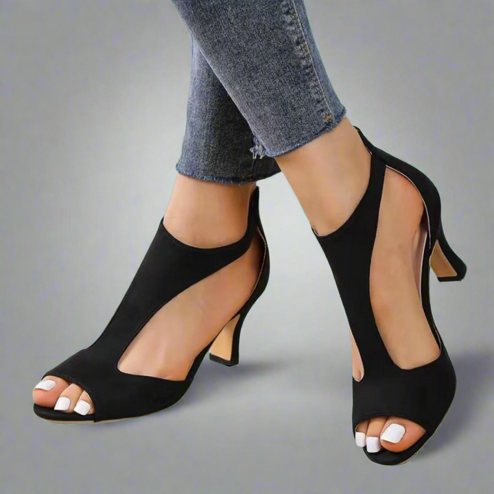 Bertrada | Bequeme Sandalen mit Reißverschluss