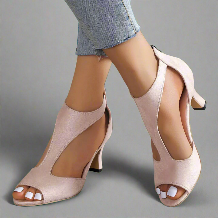 Bertrada | Bequeme Sandalen mit Reißverschluss