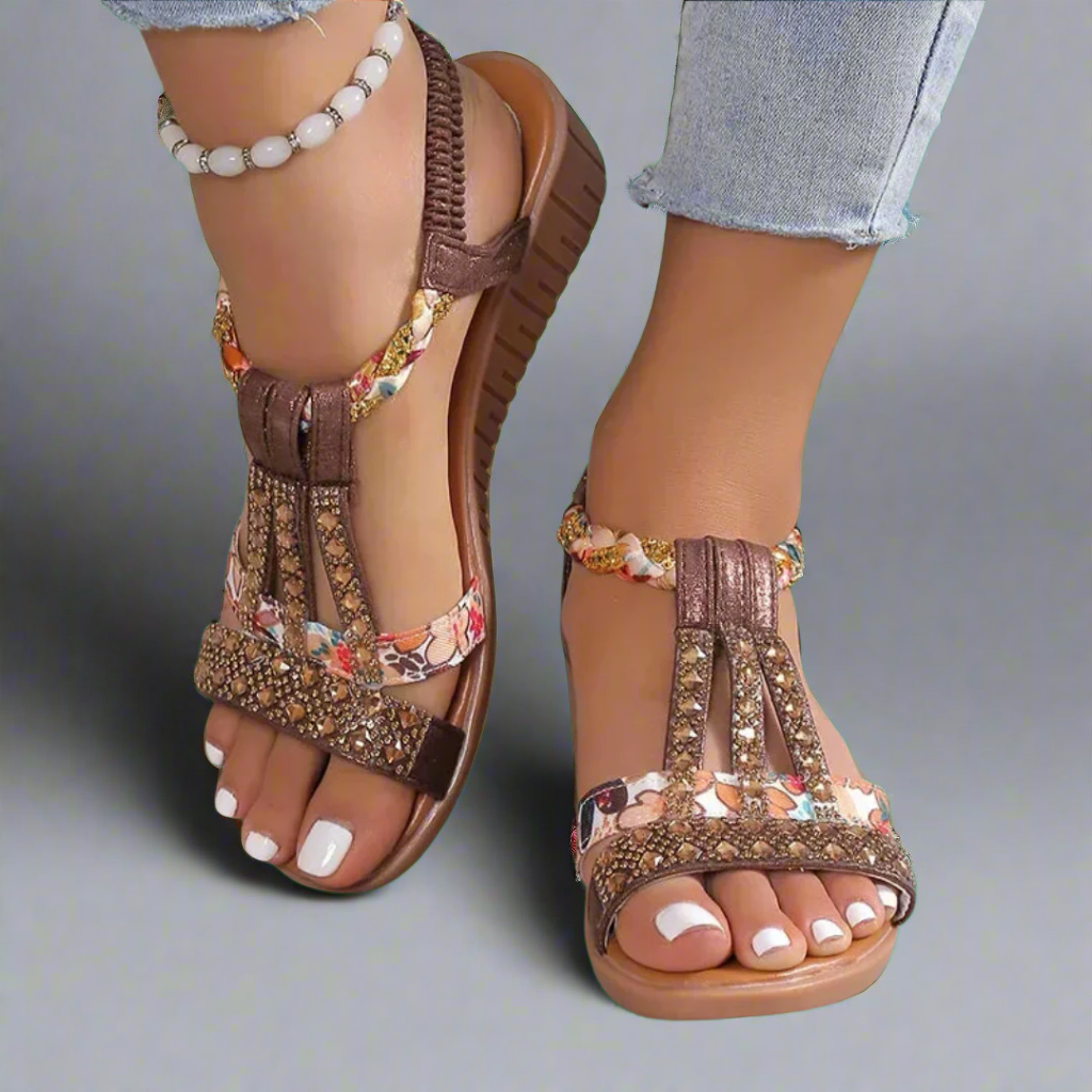 Bernatrudis | Elegante Boho-Sandalen für den Sommer