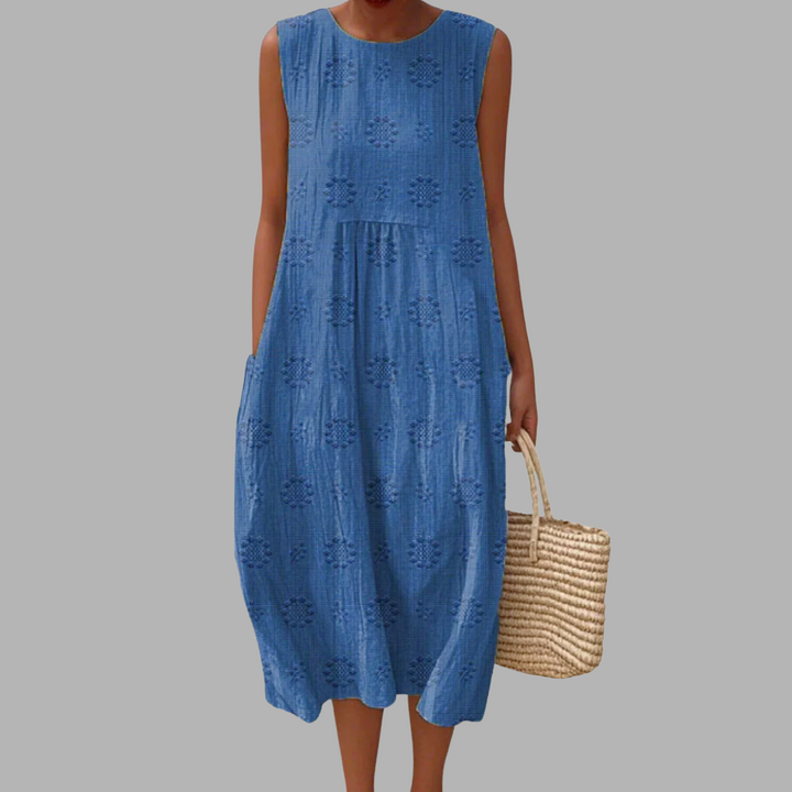 Altrude | Elegantes Baumwollkleid mit Taschen