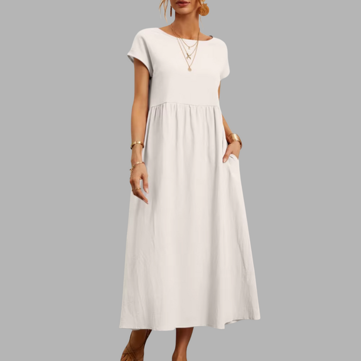 Lieselotte | Elegantes Maxikleid mit Sommerkomfort