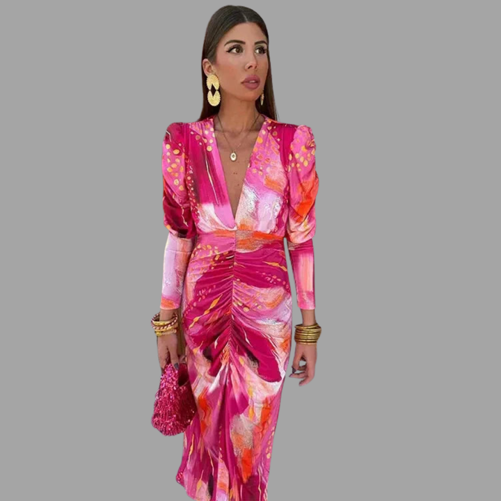 Nika | Elegantes Partykleid in Mirage rosa