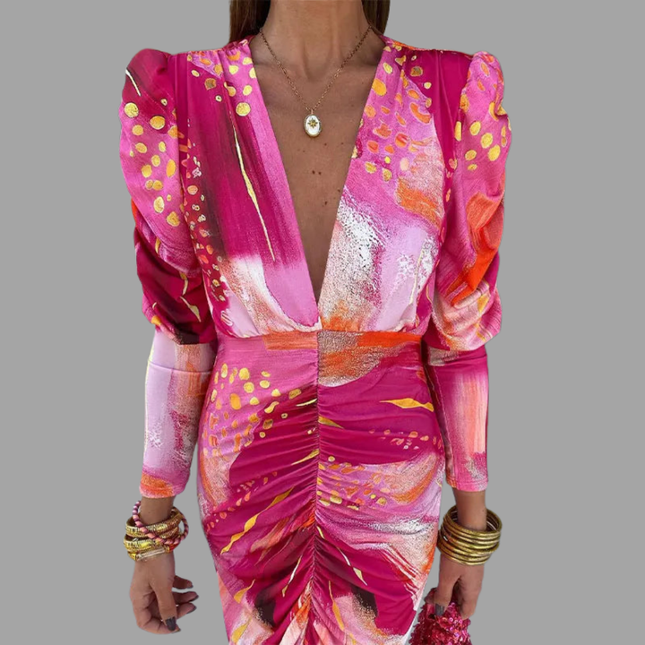 Nika | Elegantes Partykleid in Mirage rosa