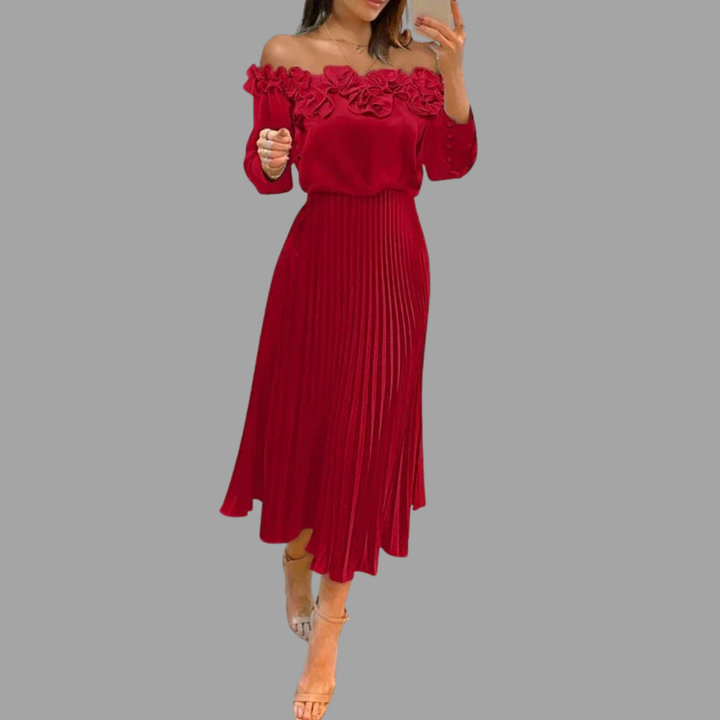 Rena | Luftiges Maxikleid mit Eleganz
