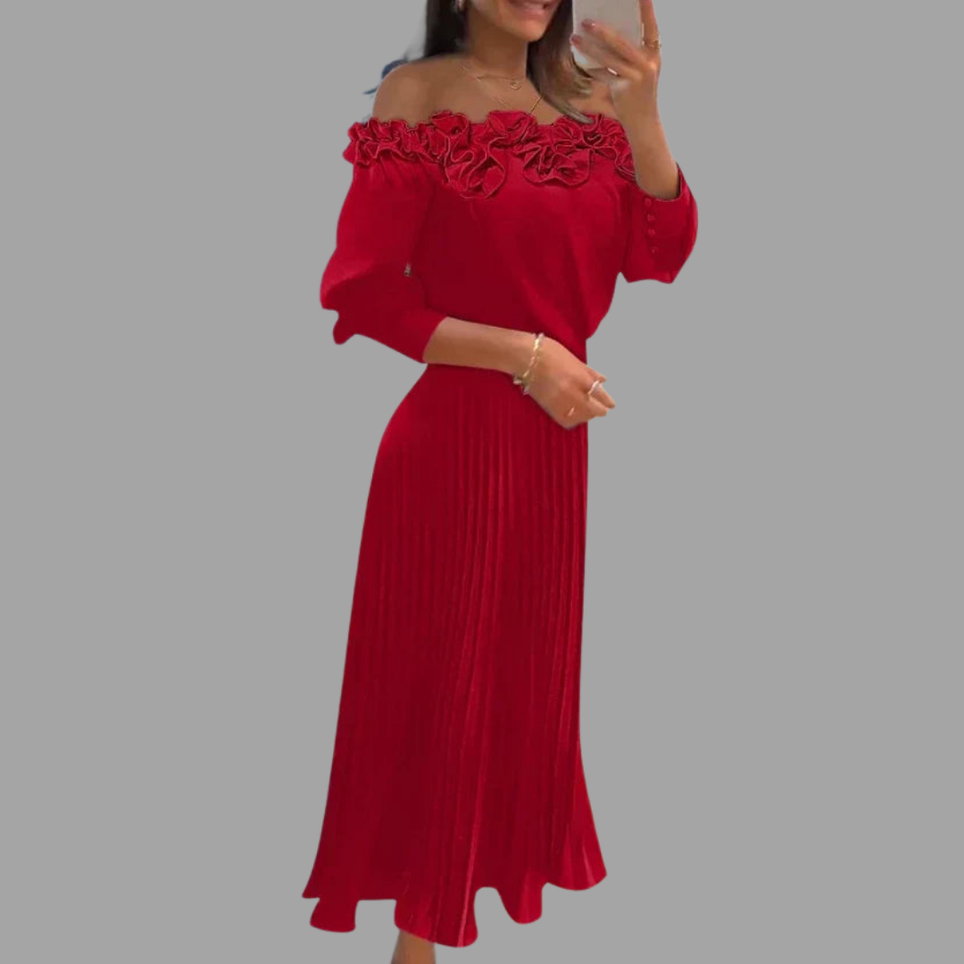 Rena | Luftiges Maxikleid mit Eleganz