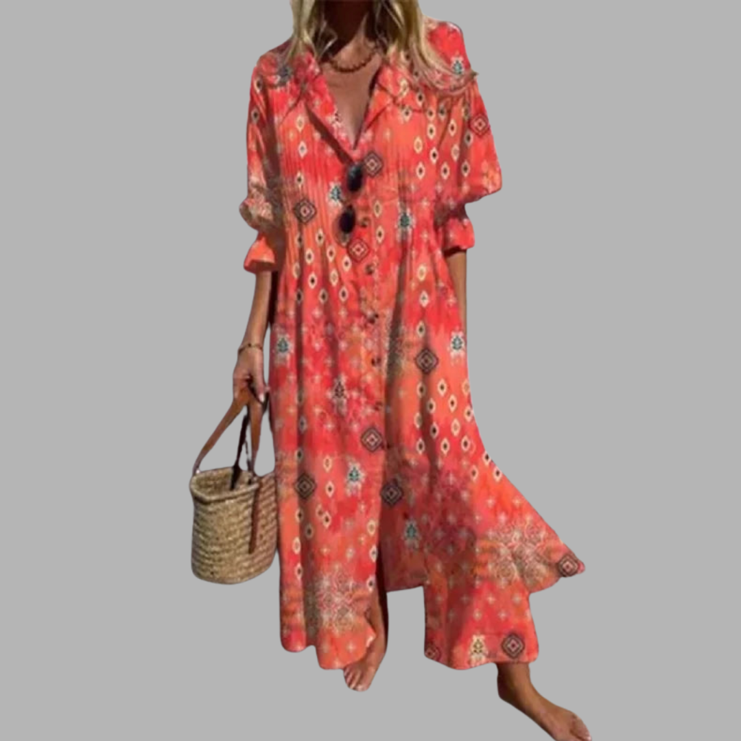 Thalia | Elegantes Bloom Boldly Maxi Dress