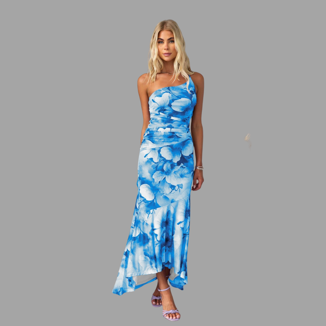 Feliciana | Elegantes Blumen Sommerkleid