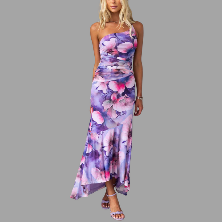 Alethea | Luftiges Sommerkleid mit Blumendruck