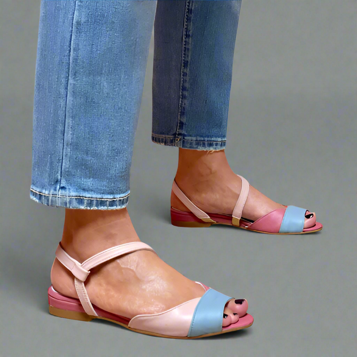 Minna | Bequeme Sandalen in Pastelloptik