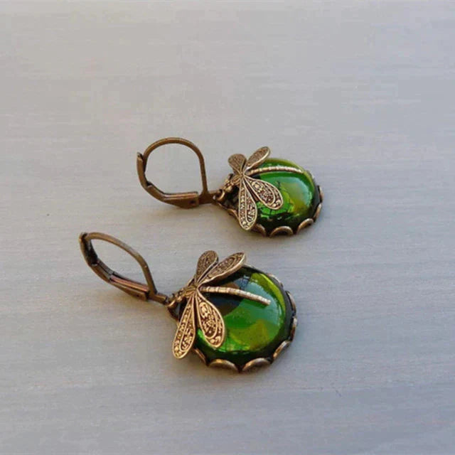 Lorelei | Handgefertigte Libellen-Design-Ohrringe