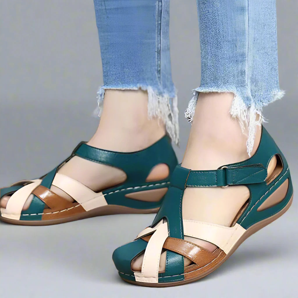 Bianca | Bequeme Keilsandalen für den Alltag