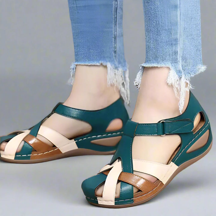 Bianca | Bequeme Keilsandalen für den Alltag