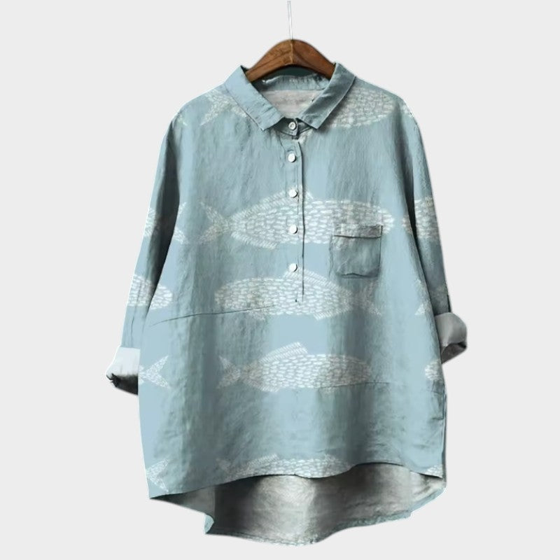 Gislawen | Oversize-Bluse für sonnigen Komfort