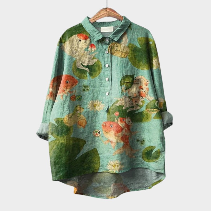 Gislawen | Oversize-Bluse für sonnigen Komfort