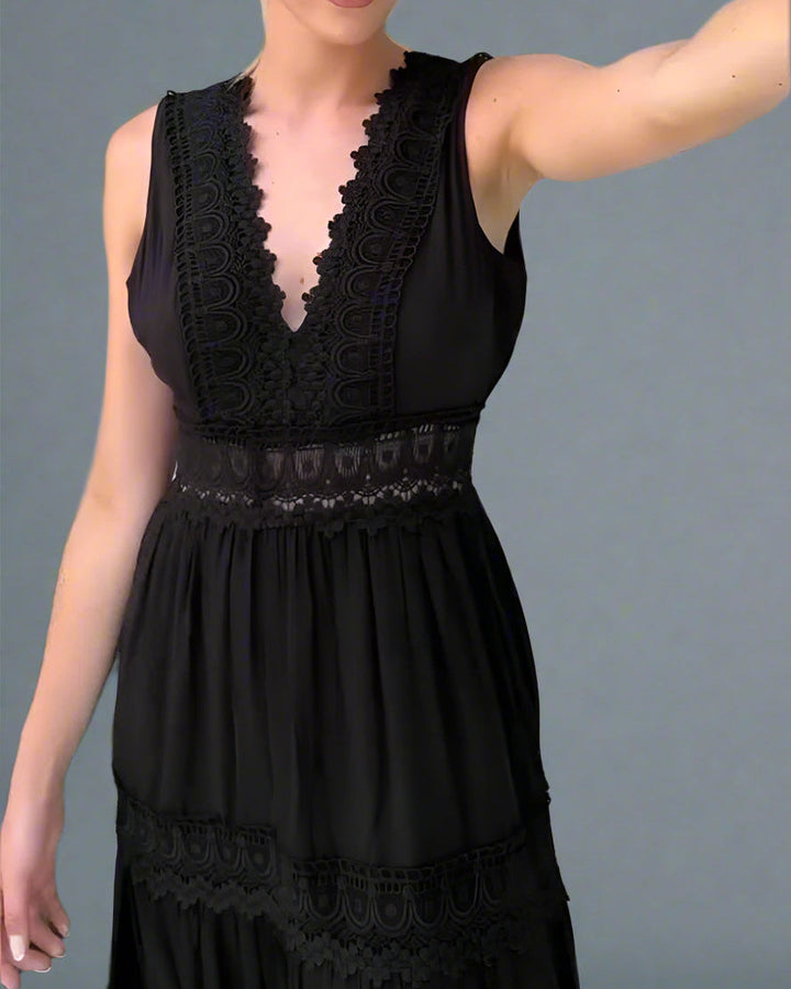 Zorhildis | Hochwertiges Sommerkleid mit floralem Design