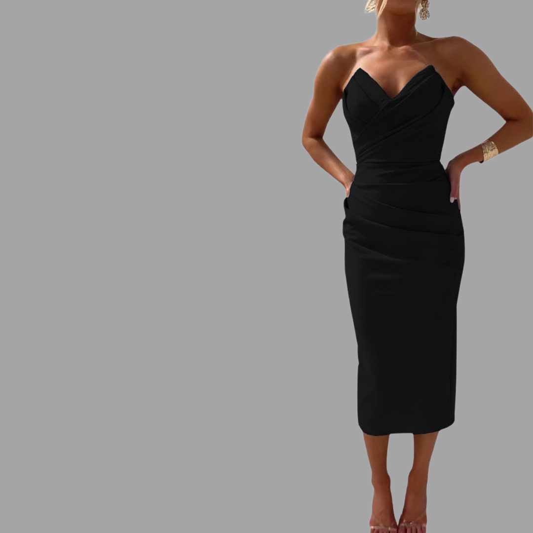 Elin | Schulterfreies Abendkleid mit Eleganz