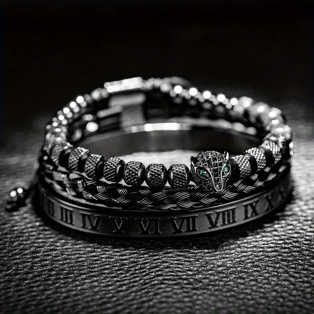 Siegmund | Lederarmband im markanten Stil