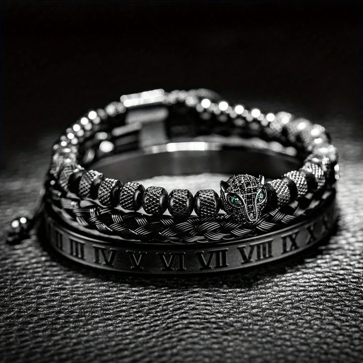 Siegmund | Lederarmband im markanten Stil