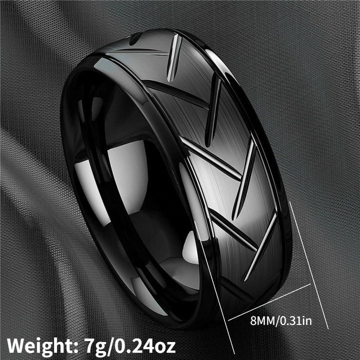 Ortwin | Zeitloser Onyx-Ring für markanten Stil